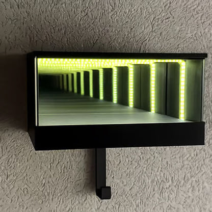 ⏳54 % OFF !!🔥Infinity Mirror LED Garage Key Holder