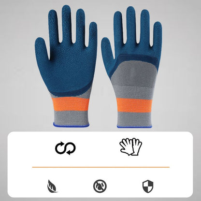 💪 PROMO FLASH : 50% DE RÉDUCTION ! 🧤 Gants de Travail Résistants – Caoutchouc & Nylon – 12 Paires – Antidérapants & Respirants for Construction & Jardinage 🛠️