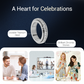 🎉🔥 ÉCONOMISEZ 50 % ! Bague rotative en acier titane. Zirconia taille brillant sur toute la circonférence – design rotatif anti-stress pour occuper vos mains 💍