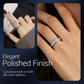 🎉🔥 ÉCONOMISEZ 50 % ! Bague rotative en acier titane. Zirconia taille brillant sur toute la circonférence – design rotatif anti-stress pour occuper vos mains 💍