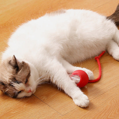 🔥🐾 PROMO FLASH 50% ! Boule Roulante Automatique Intelligente – Capteur Obstacles, Rechargeable, 5cm, 57g, 3 Couleurs, Idéale Chiens & Chats 🎾