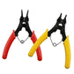 🔧🛠️ PROMO FLASH 50% ! Jeu de Pinces à Circlips 4 en 1 – Intérieur/Extérieur, Acier Haut Carbone, Têtes Interchangeables, Poignée Ergonomique, Parfait pour Mécanique & Bricolage ⚙️