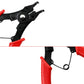 🔧🛠️ PROMO FLASH 50% ! Jeu de Pinces à Circlips 4 en 1 – Intérieur/Extérieur, Acier Haut Carbone, Têtes Interchangeables, Poignée Ergonomique, Parfait pour Mécanique & Bricolage ⚙️