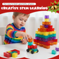 🧲🧩 PROMO FLASH 50% ! Jeu de Construction Magnétique 60+ Pièces – Aimants Puissants, 6 Faces, Sac de Rangement, Couleurs Vives, Idéal 7-14 ans, STEM 🎁