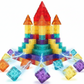 🧲🧩 PROMO FLASH 50% ! Jeu de Construction Magnétique 60+ Pièces – Aimants Puissants, 6 Faces, Sac de Rangement, Couleurs Vives, Idéal 7-14 ans, STEM 🎁