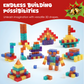 🧲🧩 PROMO FLASH 50% ! Jeu de Construction Magnétique 60+ Pièces – Aimants Puissants, 6 Faces, Sac de Rangement, Couleurs Vives, Idéal 7-14 ans, STEM 🎁