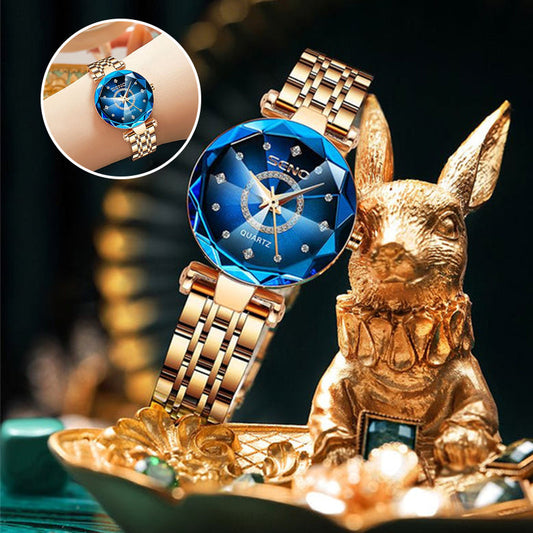 ⌚BUY 2 FREE SHIPPING! 💎 Elegant Shining Watch – Crystal Dial, Stainless Steel Band & Water-Resistant for Daily Wear ✨
