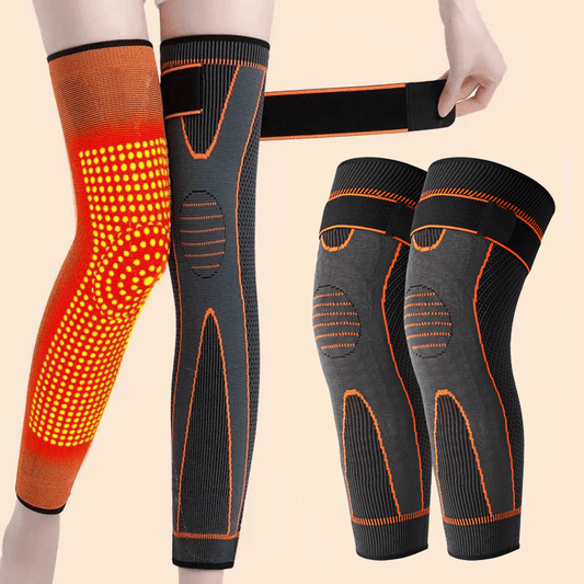🦵✨ Tourmaline acupressure knee brace with self-heating function – infrared therapy & adjustable support for joint pain relief 🔥💎