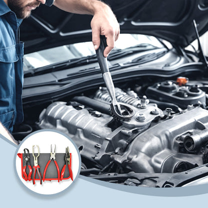 🔧🚗 PROMO FLASH 50% ! Kit de Réparation Auto 9-en-1 Pratique – Pinces Carburant, Colliers, Relais, Tournevis, Compact & Ergonomique, Parfait pour Atelier & Dépannage ✨