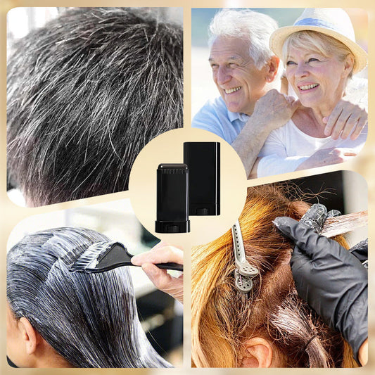 ✨💇‍♀️ PROMO FLASH 50% ! Stick Coloration Instantanée 2-en-1 avec Peigne Intégré – 20g, 3 Teintes, Couvre Racines & Cheveux Blancs, Idéal Retouches Rapides 🎯