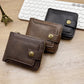 Men's Vintage Style Zipper Wallet