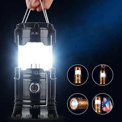 💐 PROMO FLASH : 50% DE RÉDUCTION ! Lampe de Camping Rétractable à Énergie Solaire – Charge Solaire + USB & Étanche IP65 for Un Éclairage Fiable en Plein Air 🏕️✨