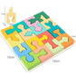 Wooden Geometric Shape Matching Puzzle for Toddlers