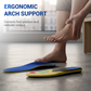 👟🦶 PROMO FLASH 50% ! Semelles Orthopédiques Sport – Amorti Double Choc, Soutien Voûte Dynamique, Mousse PU, Tissu Mesh Respirant, 5 Tailles 🏃‍♂️