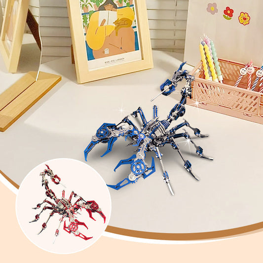 ⚡50 % OFF !!⚡ 3D Scorpion Metal Puzzle – Mechanical Assembly Model, Challenging & Decorative 🧩⚙️