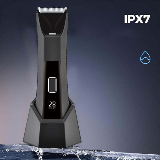 ✨ 50% DE RÉDUCTION ! 🪒 Rasoir Professionnel Corps & Intimité Homme – Lame en R & IPX7 – 600 mAh, 120 min for Toilettage