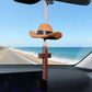 Cowboy Hat & Cross Car Charm