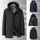 Men's Plush-Lined Hooded Winter Parka