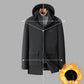 Men's Plush-Lined Hooded Winter Parka