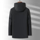 Men's Plush-Lined Hooded Winter Parka