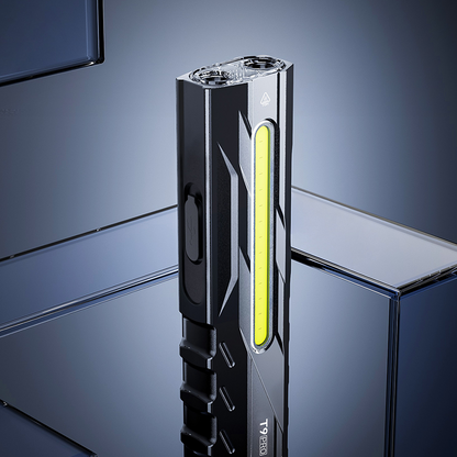 🔦 PROMO LIMITÉE -50% ! ✨ Lampe Torche LED Magnétique Multifonction – 1300lm + 700lm Latéral + UV + Laser Rouge, Mains Libres, Alu, 10-12h Type-C · Réparation & Outdoor 🔋