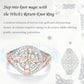 📢 50% DE RÉDUCTION ! ⏰ Bague Zirconium Nœud Celtique – Cuivre + Zircon – Bicolore Or Rose & Argent for Homme & Femme