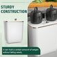 🏠 50% DE RÉDUCTION ! 🗑️ Poubelle de Cuisine Suspendue avec Couvercle – Gain de Place, Bloque les Odeurs & Fixation Murale – Idéale pour Petites Cuisines, Sachets de Thé et Déchets Quotidiens ✨🧹
