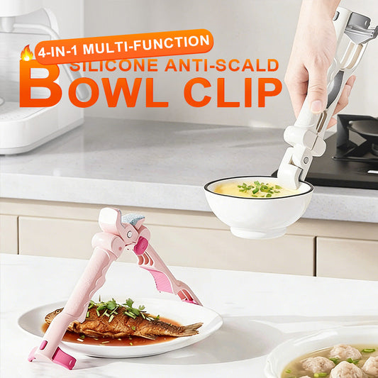 🏆52 % OFF !!🔥4-in-1 Multi-Function Silicone Anti-Scald Bowl Clip