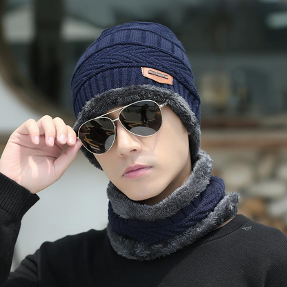 🎁50% OFF✨Warm Beanie Cap With Scarf