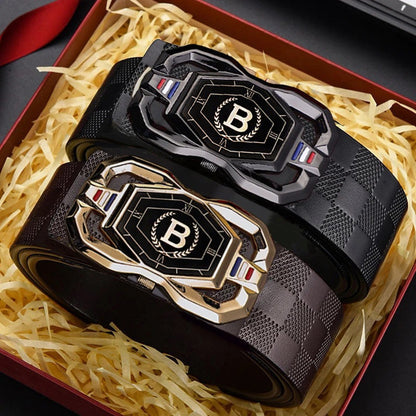 76 % OFF🔥Men’s Fashion Belt with Automatic Buckle