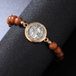 🛡️A Guardian's Companion✨Natural Wooden Bead St. Benedict Bracelet🎁Adjustable, Suitable for Both Men and Women