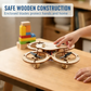 ✈️🚁 PROMO FLASH 50% ! Kit Drone Bois DIY Enfants – Maintien Altitude, Télécommande Stable, Sécurité Renforcée, STIM, 17x17cm, Cadeau Éducatif 🎁