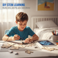 ✈️🚁 PROMO FLASH 50% ! Kit Drone Bois DIY Enfants – Maintien Altitude, Télécommande Stable, Sécurité Renforcée, STIM, 17x17cm, Cadeau Éducatif 🎁