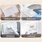 🧹 50% DE RÉDUCTION ! 🧴 Balai Plat Mini Rétractable – PP, ABS & Inox – Tête Pivotante 180° & Lingettes Jetables for Maison