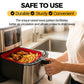 💎 PROMO FLASH : 50% DE RÉDUCTION ! Pot en Silicone Réutilisable pour Friteuse à Air – Fond Ondulé 3D, Qualité Alimentaire & -40°C à 230°C for Cuisson Saine 🍟✨