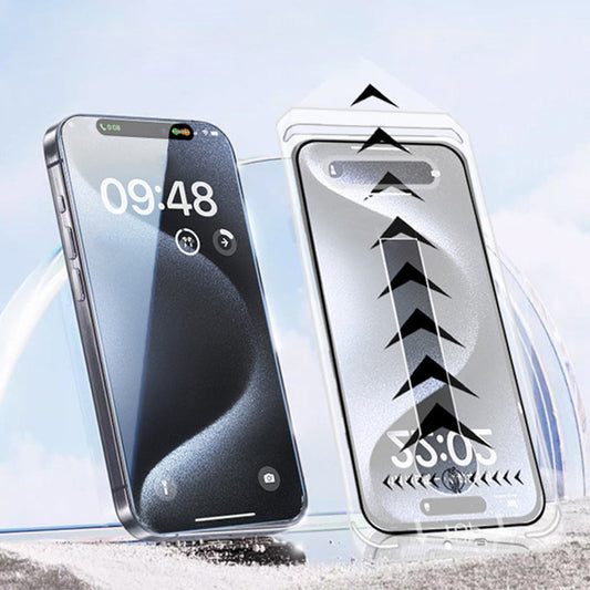 📱 50% DE RÉDUCTION ! 🛡️ Film Protection Écran Anti-Poussière Application Rapide – HD & Anti-Regards for iPhone 17/16/15/14/13 Series