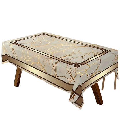 🏠✨Waterproof Marble-Print Tablecloth