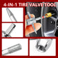 📢🔧 PROMO FLASH 50% ! Kit d'Outils pour Valve de Pneu – Changement Rapide, Compatible Voiture/Moto/BTP, Outils Complets, Portable & Durable 🚗