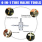 📢🔧 PROMO FLASH 50% ! Kit d'Outils pour Valve de Pneu – Changement Rapide, Compatible Voiture/Moto/BTP, Outils Complets, Portable & Durable 🚗