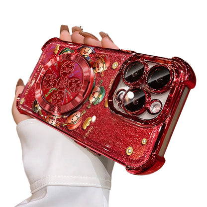 Phone Case With 360° Rotatable Magnetic Kickstand