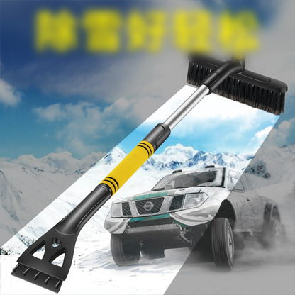 2-In-1 Snow Scraper Brush For Car Windshield