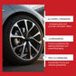 ⏳🚗 PROMO LIMITÉE 50% ! Cirage Brillant pour Pneus/Jantes Noir – Formule à Séchage Rapide, Protection Durable, Effet Hydrophobe, 100g avec Éponge Applicateur, Restaure l'Éclat des Pneus ✨