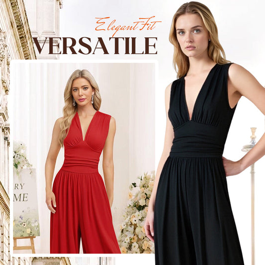 👗✨ PROMO FLASH 50% ! Combinaison Femme 1 Pièce – Coupe Élégante, Tissu Léger & Fluide, 5 Couleurs, Parfaite pour l'Été & Toutes Occasions 🌿