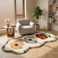 🌸Soft Floral Print Floor Rug