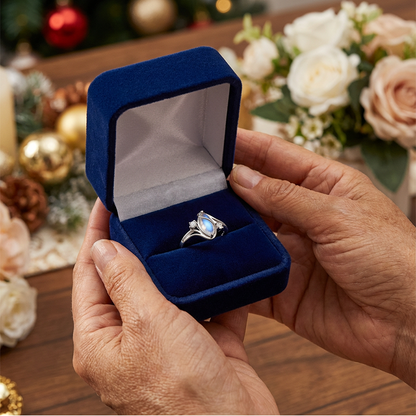 💍 Achetez 1, obtenez 1 gratuit ! ✨ Bague Pierre de Lune – Design Ovale Géométrique – Zirconia Brillant – Alliage de Zinc – Tailles 5–10 – 2 Styles – Élégance Mystique 🌙
