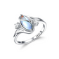 💍 Achetez 1, obtenez 1 gratuit ! ✨ Bague Pierre de Lune – Design Ovale Géométrique – Zirconia Brillant – Alliage de Zinc – Tailles 5–10 – 2 Styles – Élégance Mystique 🌙