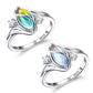 💍 Achetez 1, obtenez 1 gratuit ! ✨ Bague Pierre de Lune – Design Ovale Géométrique – Zirconia Brillant – Alliage de Zinc – Tailles 5–10 – 2 Styles – Élégance Mystique 🌙