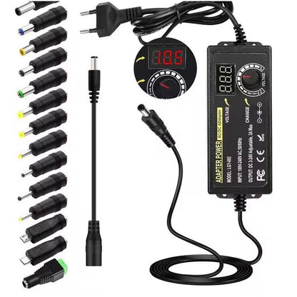 🔌 PROMO FLASH : 50% DE RÉDUCTION ! Adaptateur Secteur Universel – Tension Réglable 3V-24V, Écran Numérique & Protection de Sécurité Complète for une Alimentation Fiable et Polyvalente ✨⚡