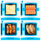 🎁 50% DE RÉDUCTION ! 💥 Four à Micro-ondes, Grille-Pain & Appareil à Sandwich 3-en-1 – Silicone + Métal – Surface Antiadhésive & Lavable au Lave-Vaisselle pour Cuisine Compacte 🔥🥪