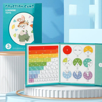 Tablero de Aprendizaje de Fracciones Magnético para Niños